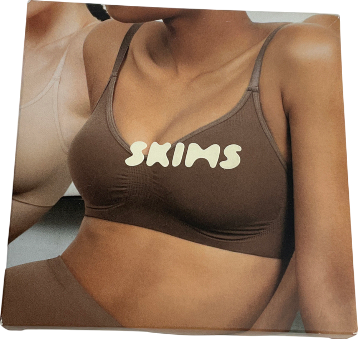 SKIMS Brown Sculpting Bra - Cocoa UK XXXL