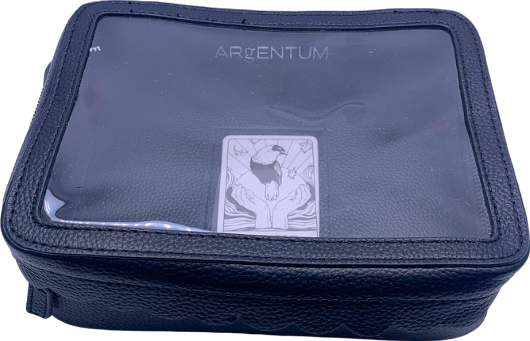 Argentum Black Makeup Bag One Size