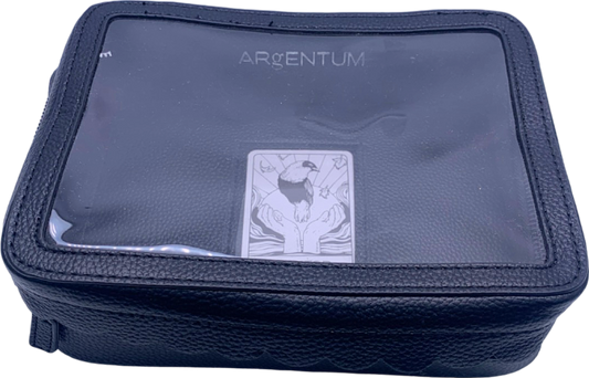 Argentum Black Makeup Bag One Size