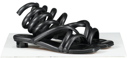 Nora Lozza Black Roma sandals UK 7 EU 40 👠