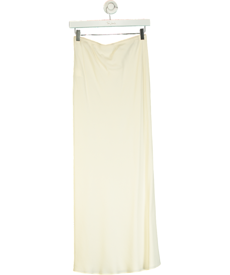 Arket Cream Drape Maxi Skirt UK 8