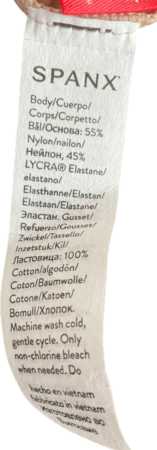 Spanx Beige Seamless Medium Control High Waist Shorts - Champagne UK XL