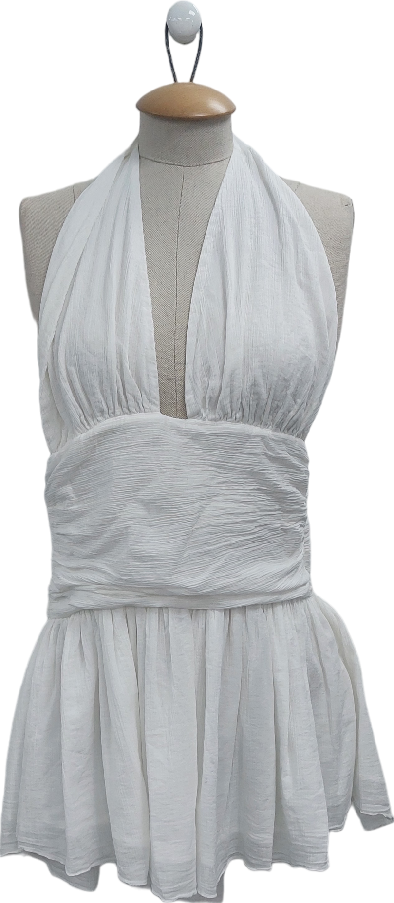 Etta Collection White Acropolis Dress UK S/M