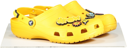 x Justin Bieber Drew House Yellow Classic Crocs - RARE UK 9 EU 42 👠