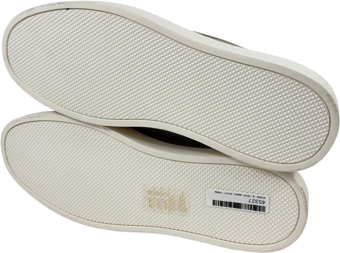 H&M Beige Moccasin-seam Loafers UK 10 EU 44 👞