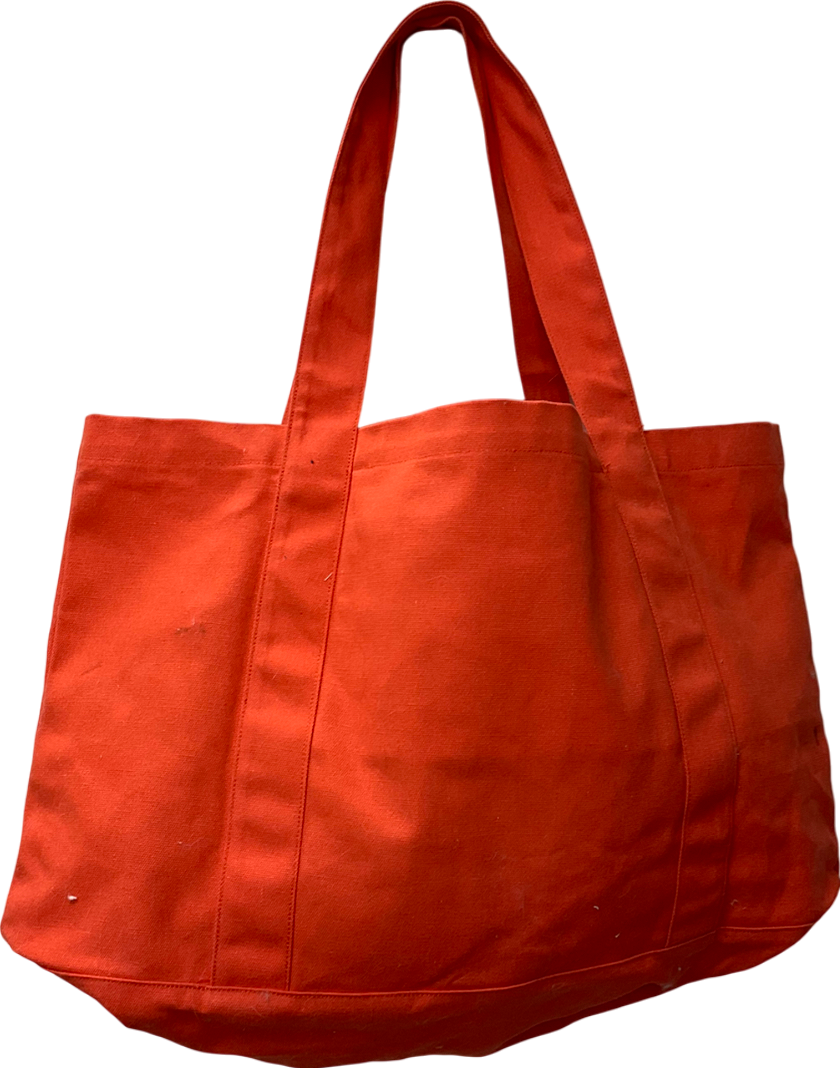 White Fox Orange Main Moment Tote Bag