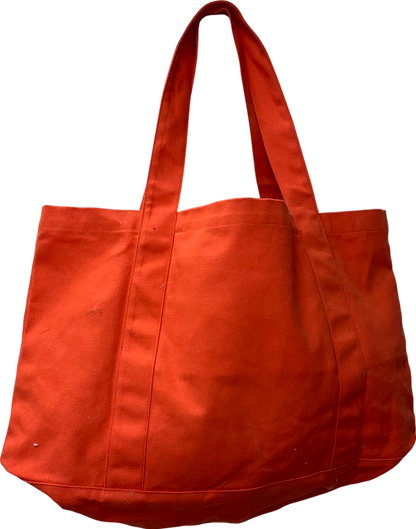 White Fox Orange Main Moment Tote Bag