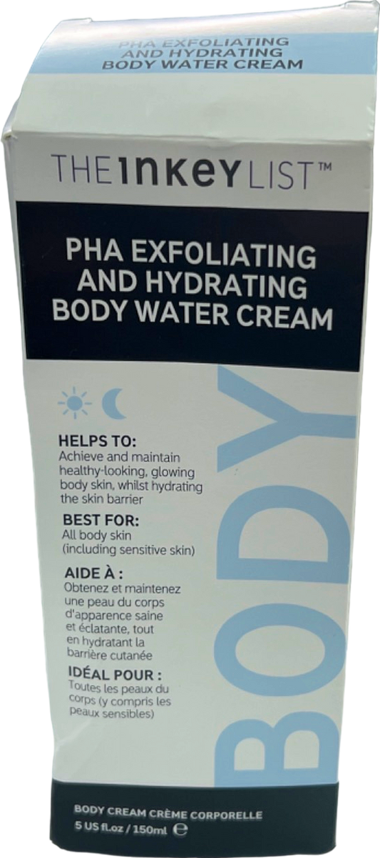 The Inkey List PHA Exfoliating and Hydrating Body Water Cream 150ml
