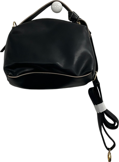 TU Black Faux Leather Knot Detail Cross Body Bag One Size