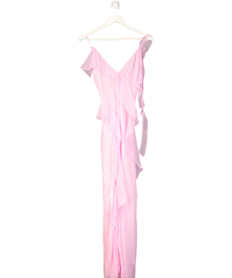 Amanda Uprichard Pink Cassilda Gown UK S