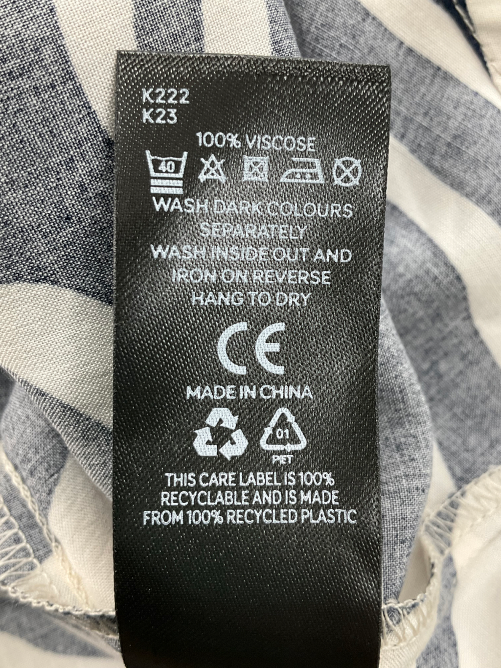 everyday Cream Swirl Patterned Top UK 10