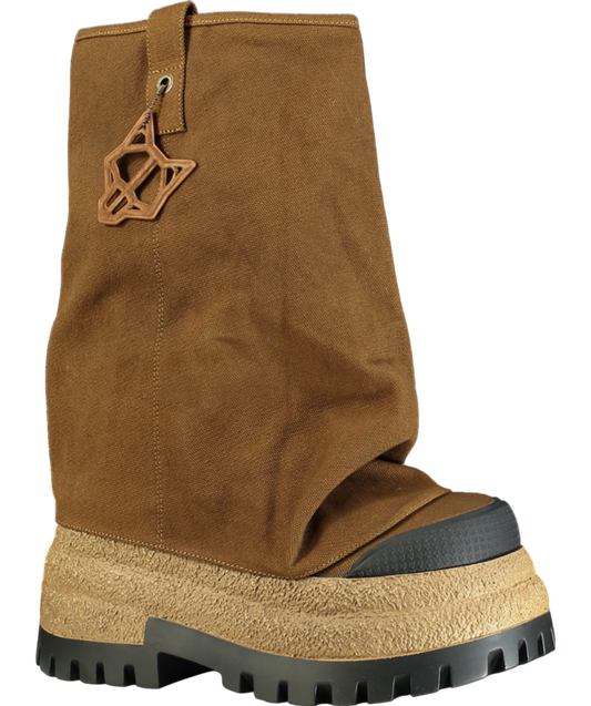 Naked Wolfe Brown Disturb Canvas Toffee Boot W37