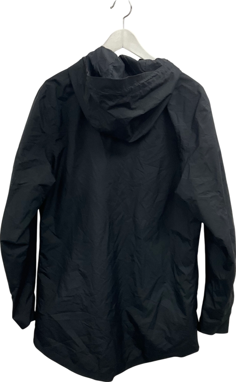 gymshark Black Rainbreaker Jacket UK M