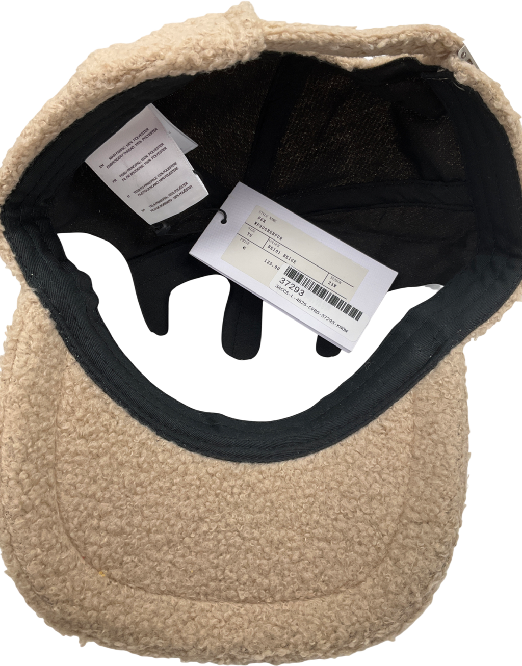 IRO Nude Season 23W Teddy Bear Cap One Size