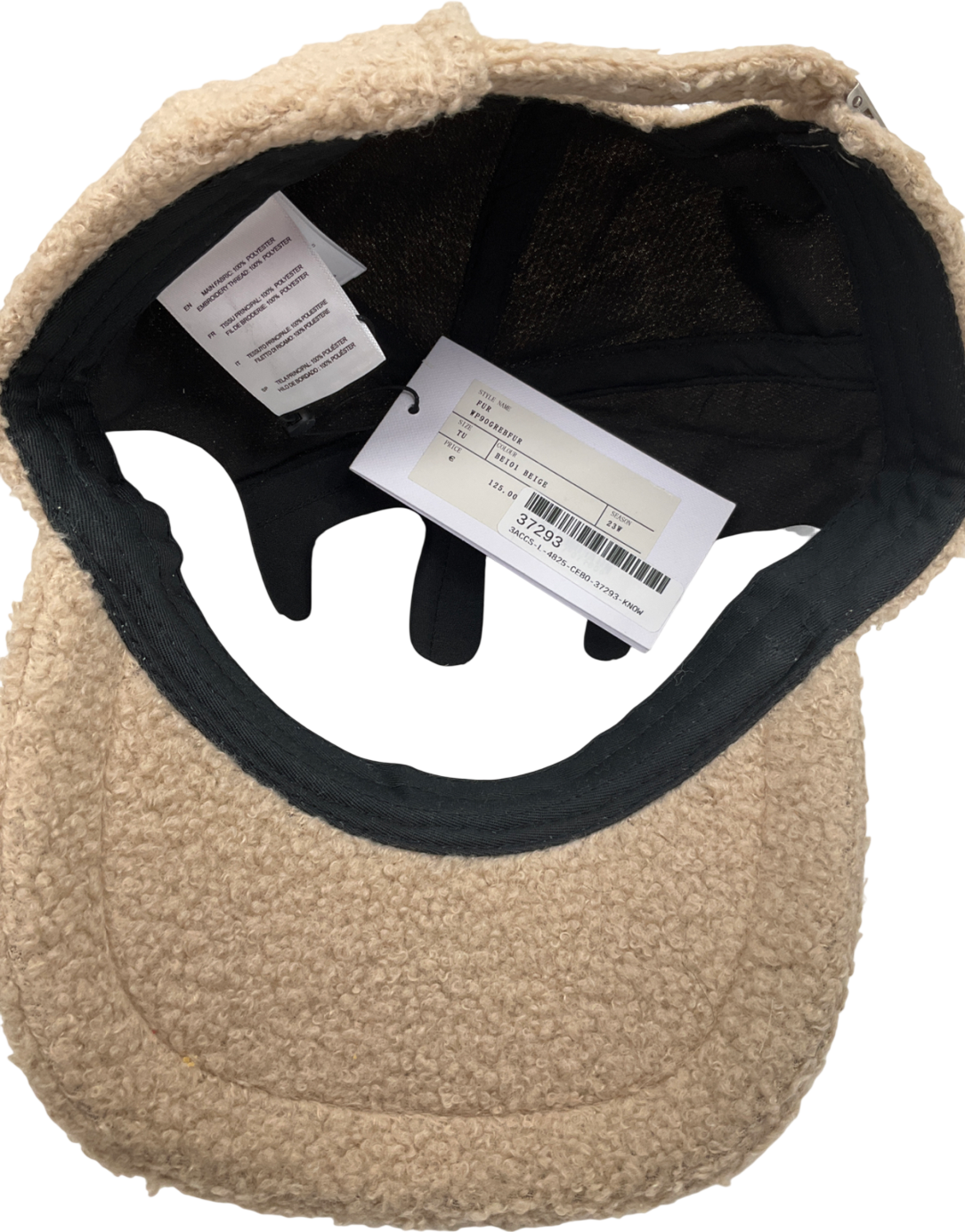 IRO Nude Season 23W Teddy Bear Cap One Size