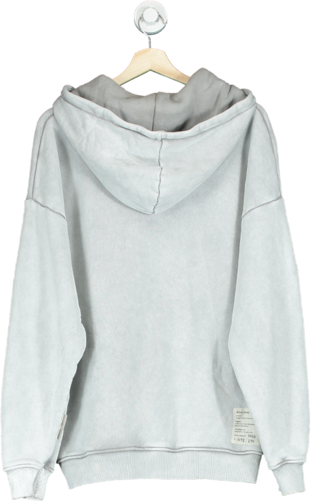 Boda Skins Grey Organic Cotton Hoodie UK S