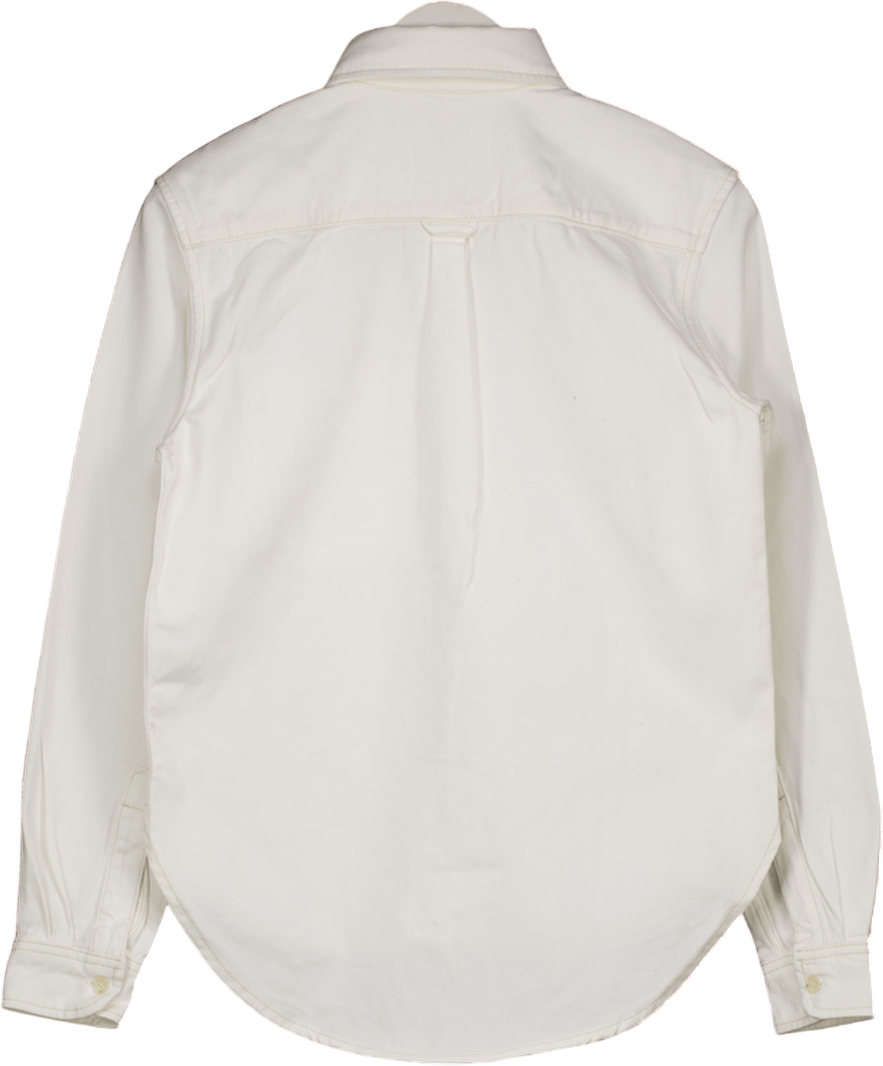 With Nothing Underneath WNU Classic White Oversize Shirt UK 12