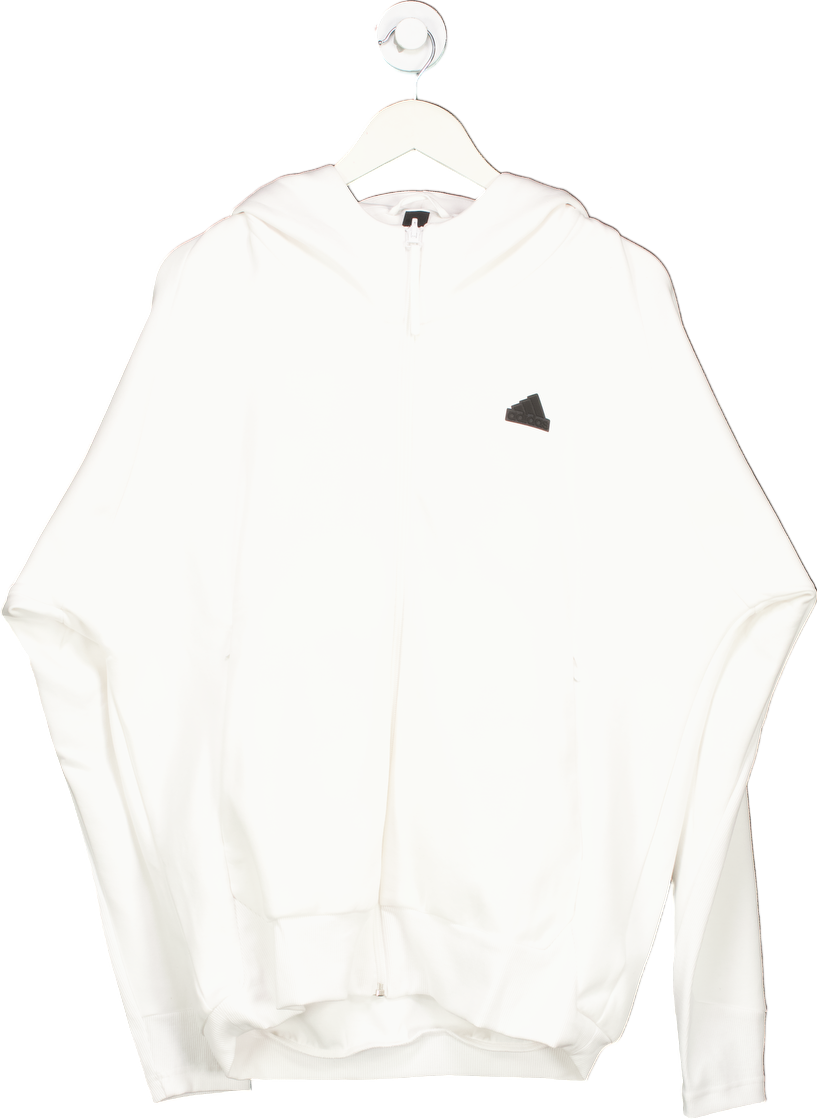 Adidas White M Z.N.E. Fast Release Hoodie UK M