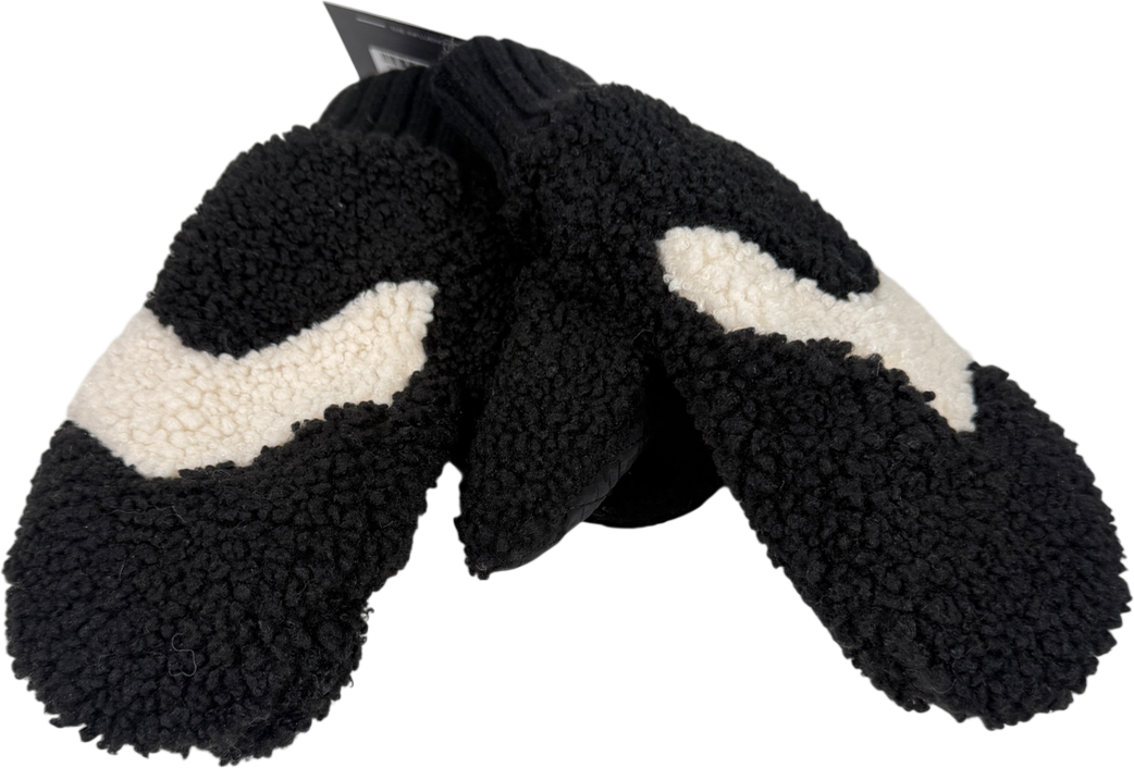 Varley Black Heyward Sherpa Mitten One Size