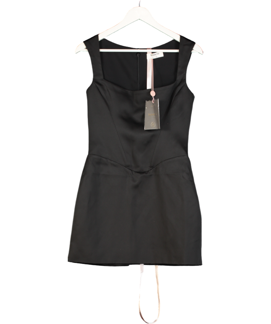 House of CB Black Enya Corset Mini Dress UK M