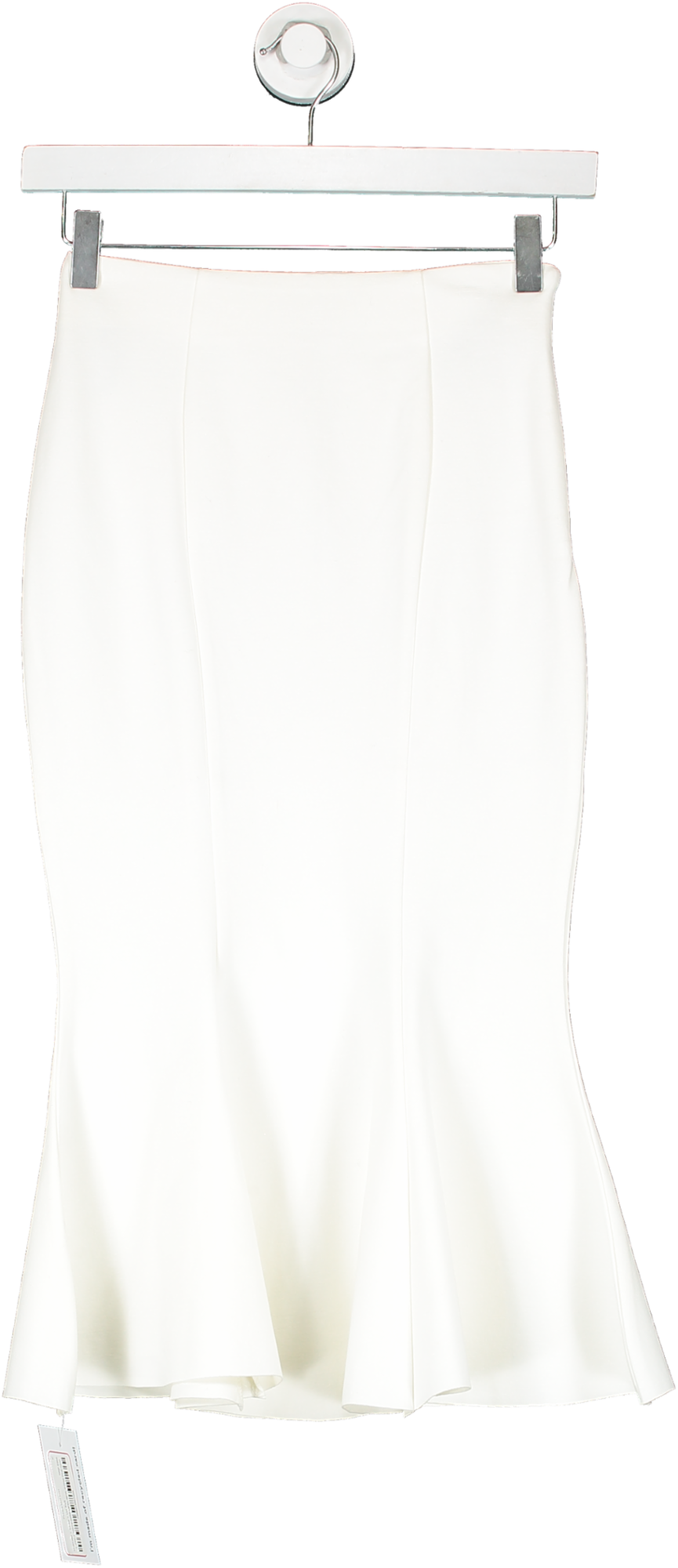 Majorelle White Fishtail Midi Skirt UK XXS