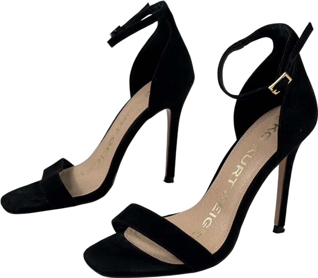 Kurt Geiger Black Ali Stiletto Heel Strappy Sandals UK 3 EU 36 👠