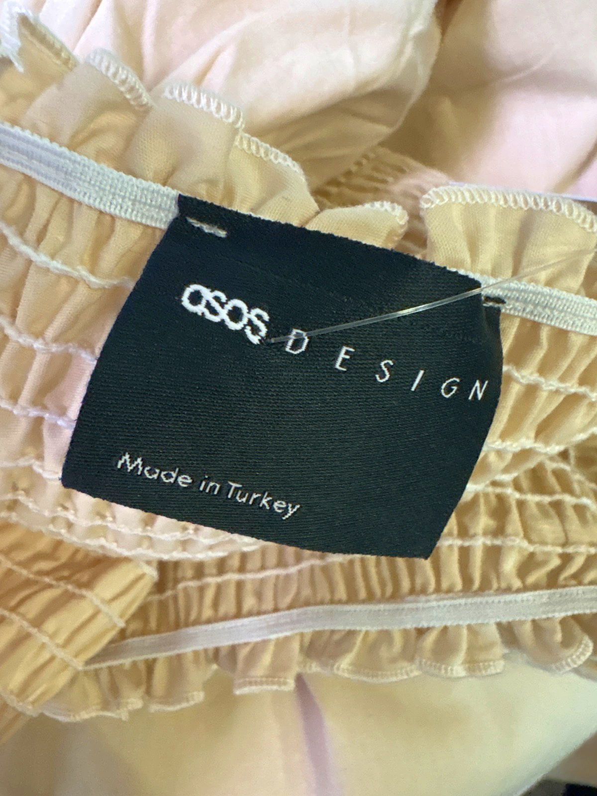 ASOS Design Cream Maxi Skirt UK S