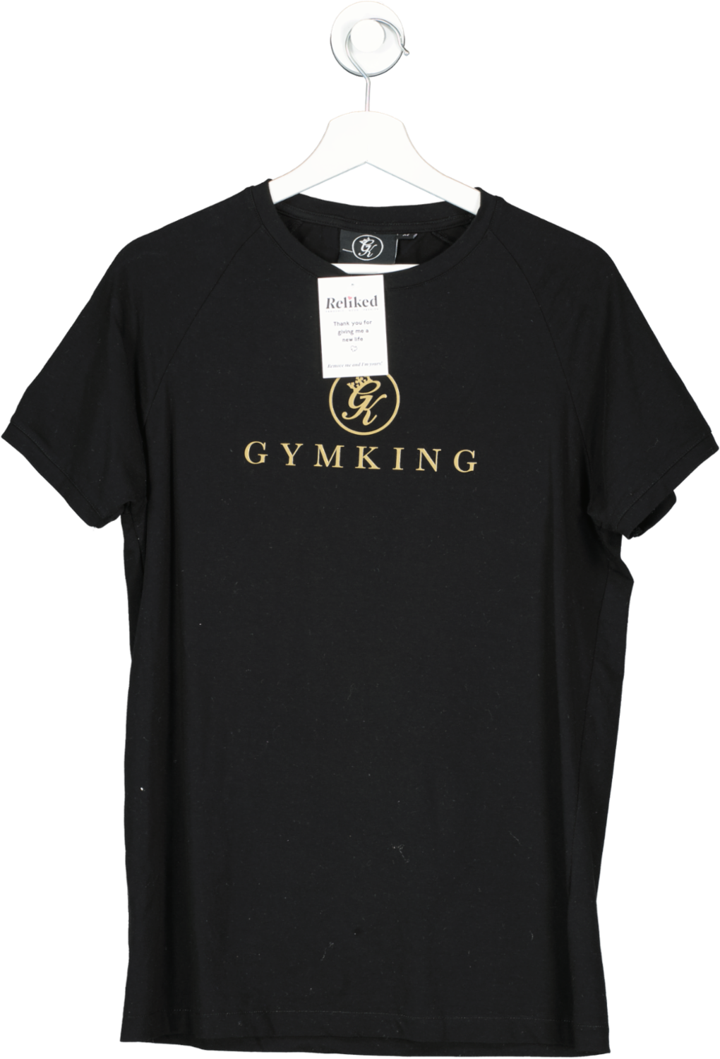 GYM KING Black Pro Jersey T Shirt UK M