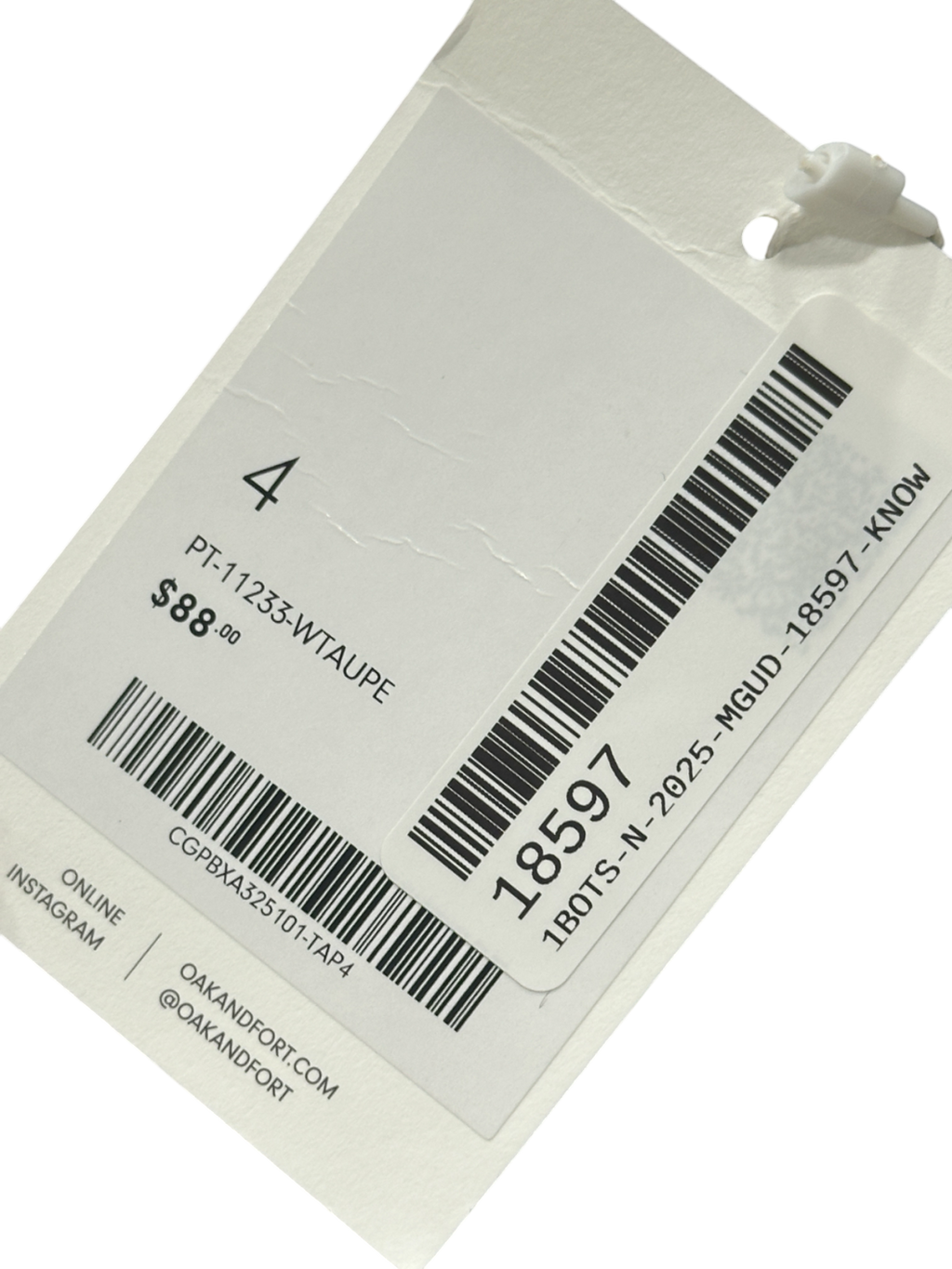 Oak + Fort Beige Wide-leg Trouser W27