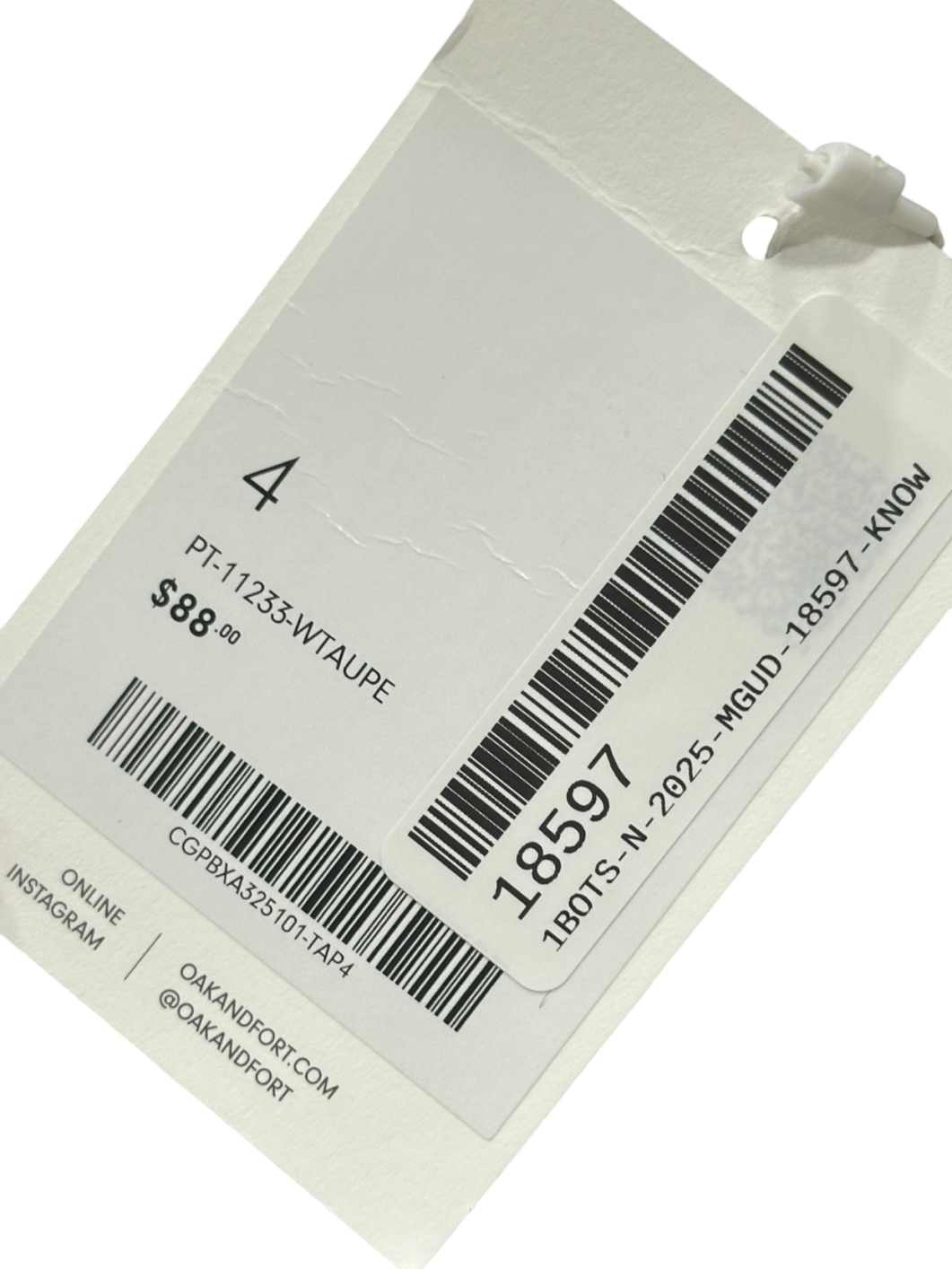 Oak + Fort Beige Wide-leg Trouser W27