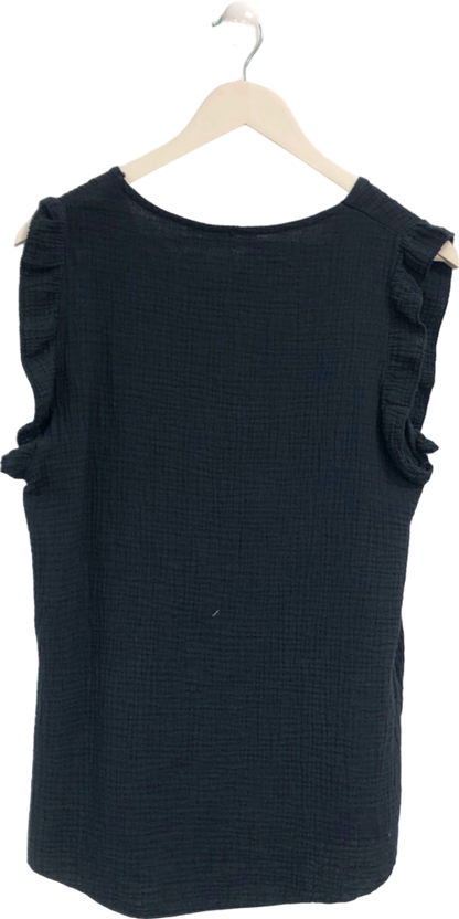 New Collection Black Sleeveless Top One size