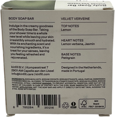kinfill Body Soap Bar One size