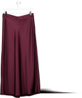 J. MCLAUGHLIN Red Luxury Satin Zahara Midi Skirt Us4 UK 8
