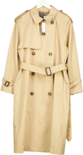 M&S Classic "the Trench" Coat - Light Caramel Beige UK 14