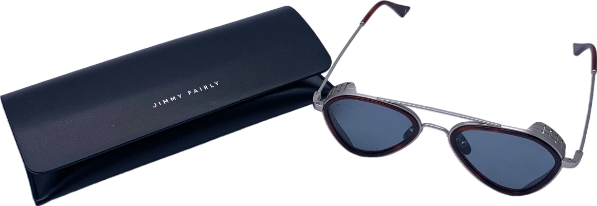 Jimmy Fairly Metallic The Hiro Sunglasses With Case One Size