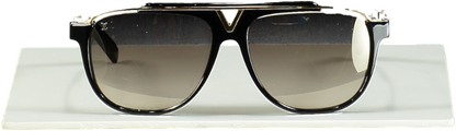 Louis Vuitton Mascot Sunglasses Black / Gold Acetate 140mm