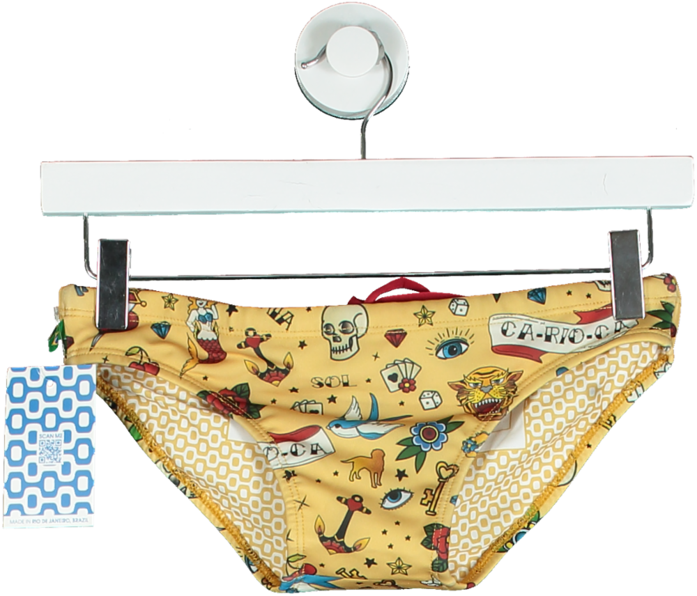 CARICOCA Yellow Bikini Bottom XS