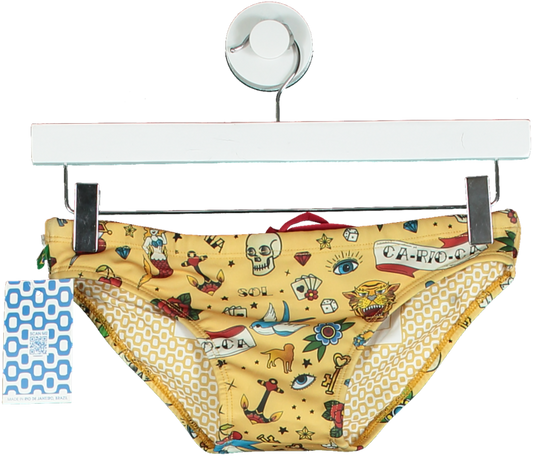 CARICOCA Yellow Bikini Bottom XS