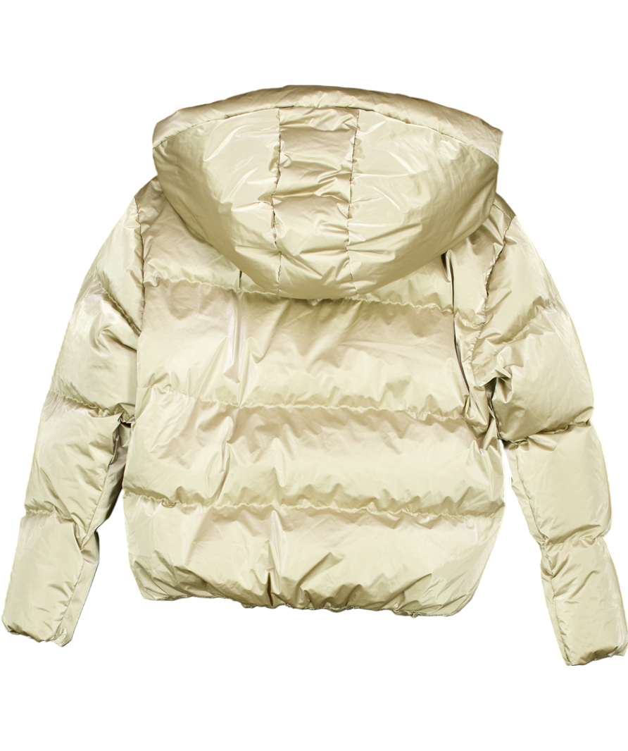 Bonpoint Blythe Metallic Puffer Jacket 14 Years