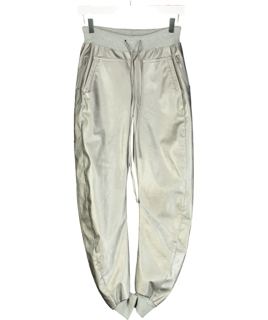 Suzy D Metallic Pewter Ultimate Jogger UK XS