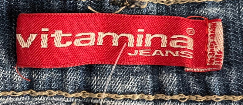 vitamina jeans Blue Vintage Denim Skirt UK 12