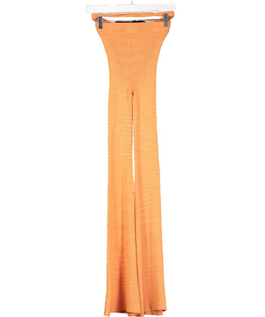h:ours Orange Cia Crossover Knit Trousers UK XS