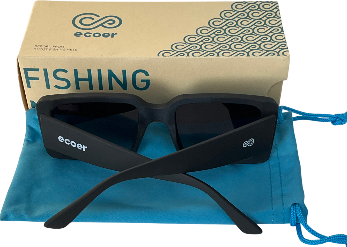 ecoer Black Ego Ocean Sunglasses One Size