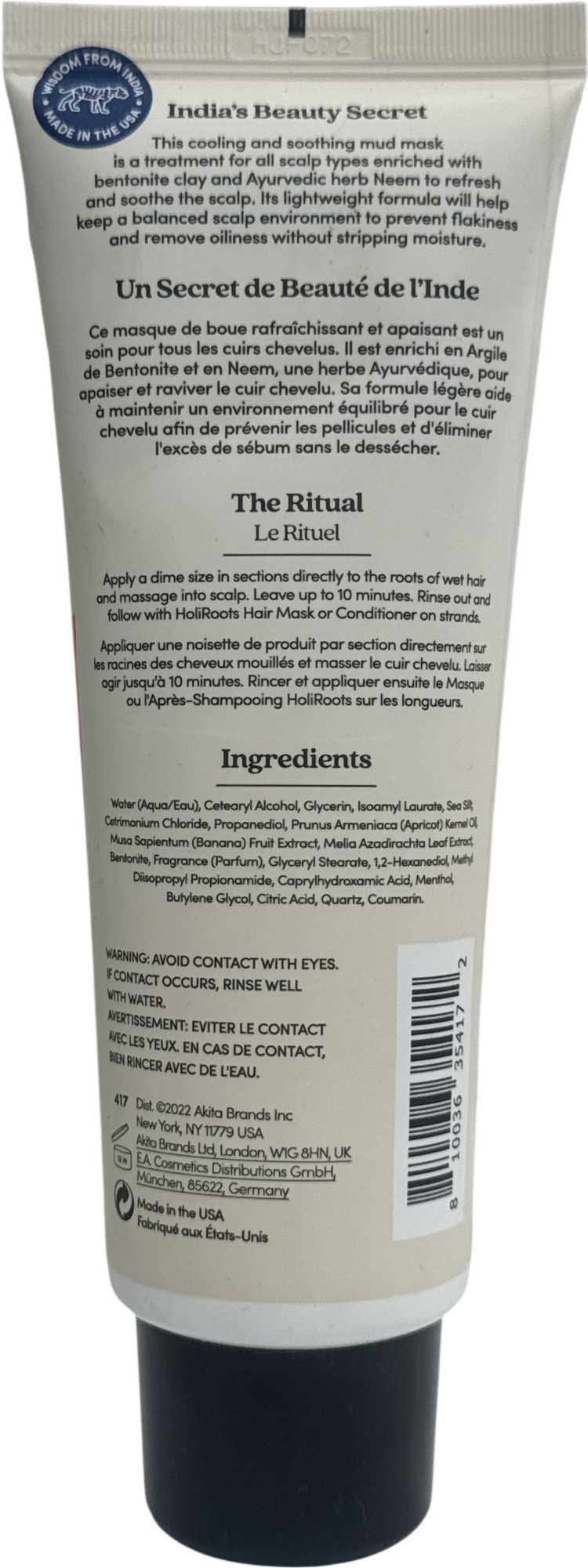 Fable & Mane Cooling Scalp Mud Mask 177ml
