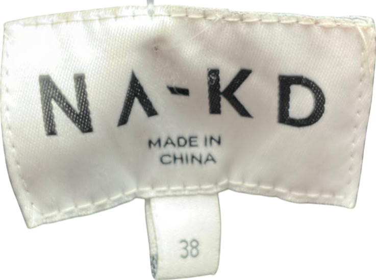 NA-KD Black Padded Jacket UK 10