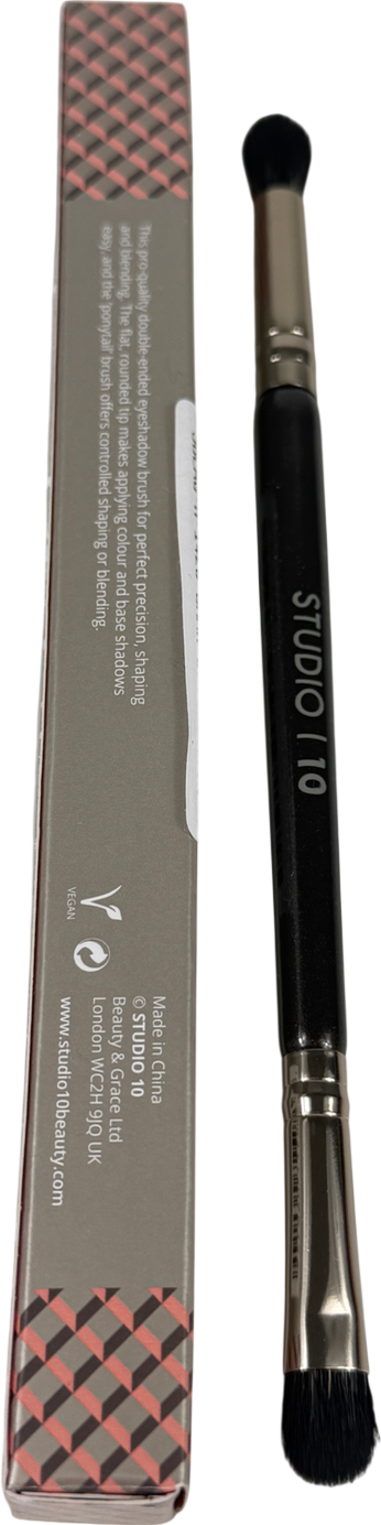 Studio 10 Double Ended Vegan Shadow Brush One size