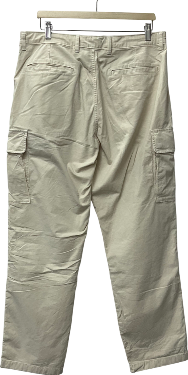 Uniqlo Cream Cargo Pants UK L
