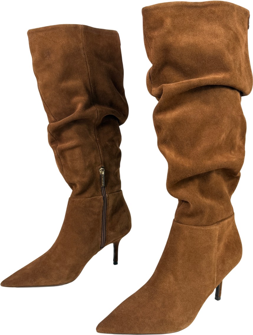 Carvela Brown Spirit Slouch Boot UK 6 EU 39 👠