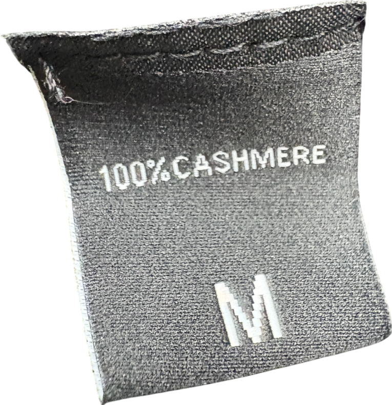 gobi Black Cashmere Polo Jumper UK M