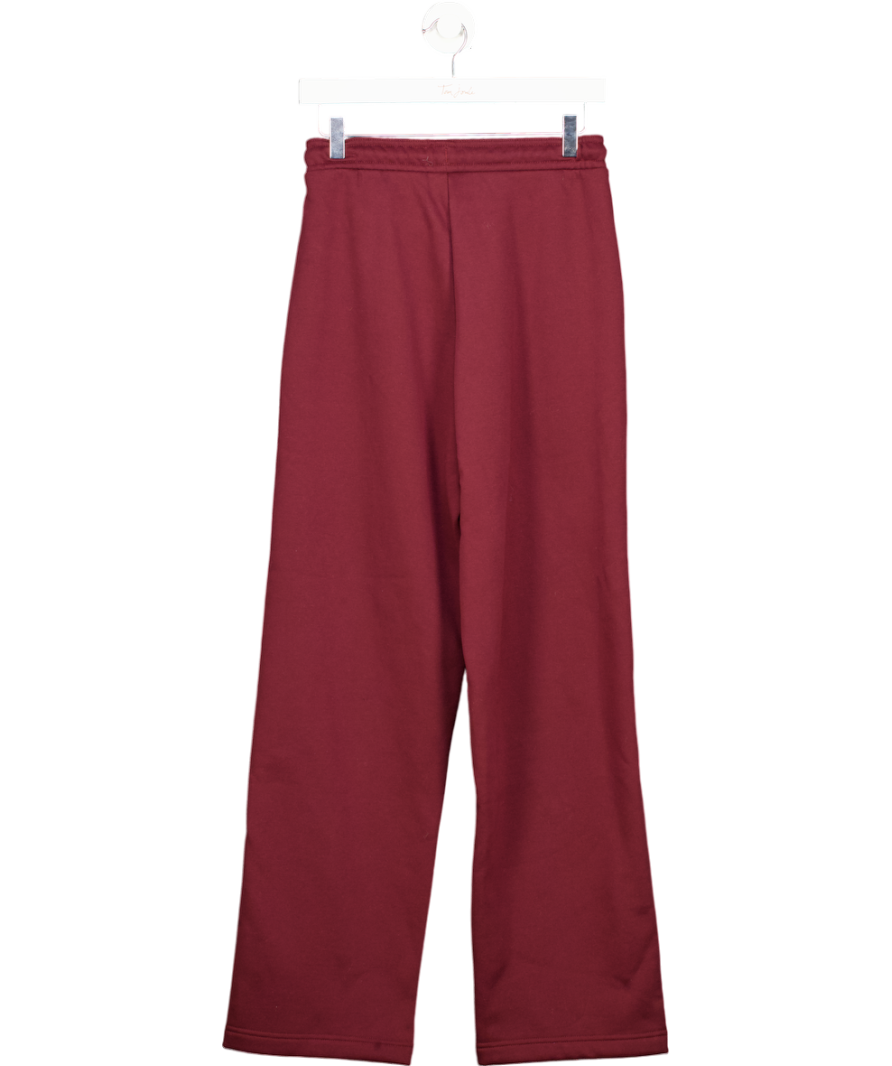 gymshark Red Cosy Luxe Straight Leg Joggers UK XS